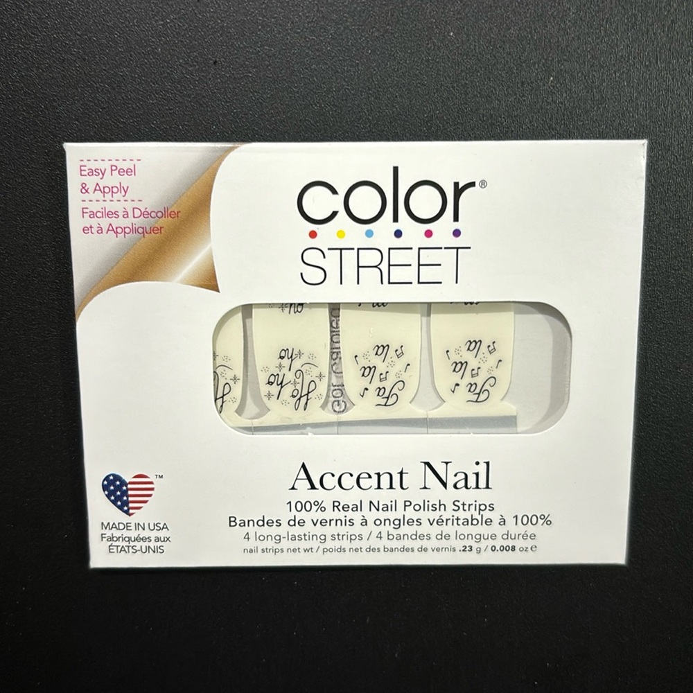 Accent Nail Color Street- Nail polish strips 💅🏻